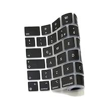Arabulalaca MacBook Uyumlu Pro 14" 2021 A2442 M1 İşlemcili Türkçe Q Silikon Klavye Koruyucu