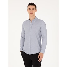 Pierre Cardin Erkek Lacivert Gömlek Desenli 50291042-vr033 Lacivert