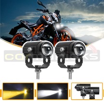 Aotrom Shooter Sis Lambası Motosiklet Led Spot Işık Beyaz-sarı