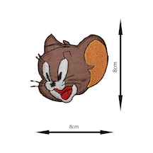 Ütü Ile Yapışan Arma - Patch - Tom Ve Jerry Jerry Modeli 8cm X 8cm - 266591944
