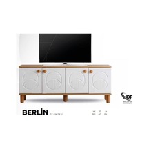 Berlin Mdf Tv Ünitesi Beyaz  - Ceviz