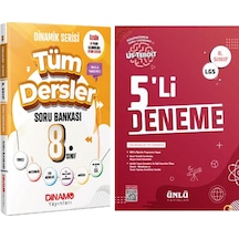 Dinamo Yayınları 8. Sınıf Tüm Dersler Dinamik Serisi Soru Bankası Ve Ünlü 5 Li Deneme Seti 2 Kitap