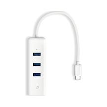 Tp-link Ue330c, Usb Type-c Den 3 Adet Type-a 3.0 Hub Ve Gigabit E