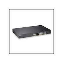 Zyxel Gs1900-24hp V2, 24 Port, Gigabit, Poe 170w, 2 Port Gigabit Sfp, Yönetilebilir, Rackmount Switc
