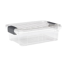 Dünya Dp-33102-102 Çok Amaçlı Saklama Kutusu Ve Organizer 2.2lt 248x170x80mm Şeffaf Kilitli Kapak - 24'li Paket Diğer
