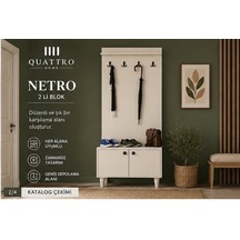 Netro Vestiyer Beyaz