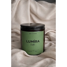 Amber Kavanoz Soya Wax Kokulu Mum Kahverengi
