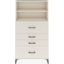 Arges Dolap 2 Raflı 4 Çekmeceli 88x30x163 Aytaşı-aytaşı Aytaşı