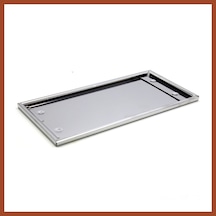 Bezos Dikdörtgen Krom Plakalık Araba Plaka Altlığı 30x16cm Pro