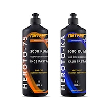 Netfer 2'li İnce Kalın Pasta Set - 2x1 L