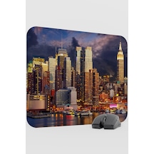 New York Amerika V5 48x40 Xl Gaming Kauçuk Kaymaz Taban Mouse Pad Fare Altlığı