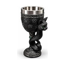 Kedi Figürlü 3d Paslanmaz Çelik Kadeh Bardak Alk6543 Çok Renkli