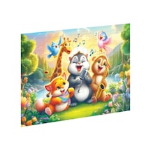 Neşeli Dostlar Ahşap Puzzle