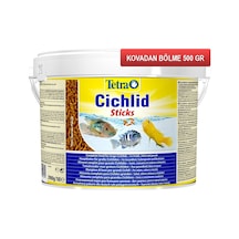 Tetra Cichlid Stick Balık Yemi Kovadan Bölme 500 G