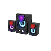 E-1306 Telefon Bilgisayar Tablet RGB Stereo Usb Subwoofer Hoparlör