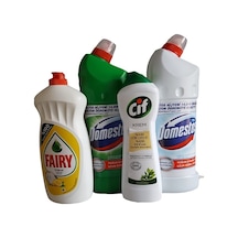 Domestos Fairy & Cif & Çamaşır Suyu Temizlik Seti Diğer