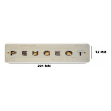Peugeot Uyumlu Peugeot Krom Yazı 12 201 Mm