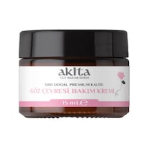Akita Gül Özlü Doğal Göz Altı Bakım Kremi 15 ML