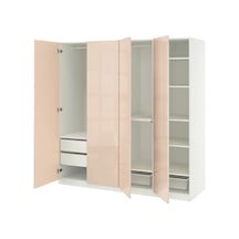 Ikea Beyaz Ferah Kapaklı Gardırop 200x60x201 Cm