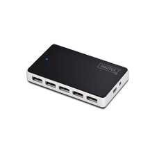 Digitus Da-70229 10 Port USB Hub- USB 2.0- Güç Adaptörlü Siyah