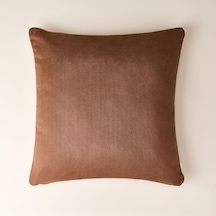 Soft Meli Kırlent - Kahverengi - 50x50 Cm Çok Renkli