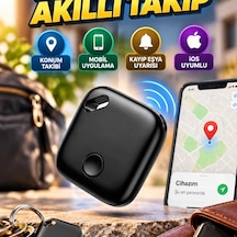 Bluetooth Destekli Akıllı Takip Cihazı iOS Uyumlu Mobil Uygulama Kontrollü Konum Bulma Aparatı