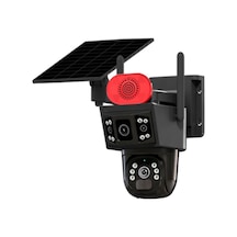 Onqam On-sg2242 2x2mp 4g Dış Mekan Güneş Enerjili Pt Güvenlik Kamerası - 2 Lensli, 3 Ekran Görüntü