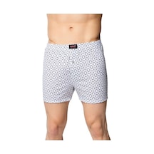 Sedef Yıldızı 2'li Erkek Rahat Kesim Boxer Karışık Desen- 1012 Çok Renkli