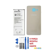 Samsung Galaxy Uyumlu A5 2016 A510f Batarya Pil Eb-ba510abe + Arka Kapak Pil Kapağı + Tamir Seti