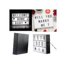 A4 Boyutunda Led Işıklı Yazı Panosu Lightbox