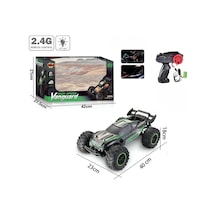 Kumandalı 40 Cm Dev Off-road Araba 15km/h Hızlı, Şarjlı, 2.4ghz Rc Arazi Aracı 9010-6f - Yeşil