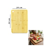 Bezos Bambu Kesme Tahtası 24x34x1.8 Cm Hb006