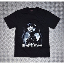 Stoned&Fame Deathnote Baskılı T-shirt SIYAH