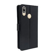 Huawei Y7 2019 Trend S Plus Kapaklı Telefon Kılıf - Siyah
