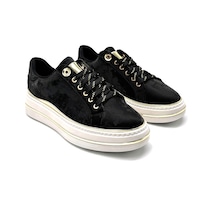 Kindep Park Moda Günlük Kadın Sneakers Ayakkabı Siyah Siyah