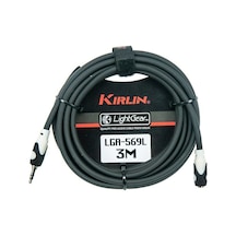 Kirlin Lga-569Lbk 3.5Mm Trs Jack - 3.5Mm Trs Jack 3 Metre Kablo