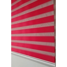 Venassa Kirmizi Bambu Zebra Stor Güneşlik Perde