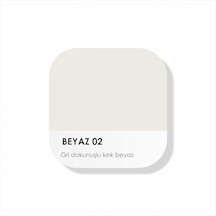 Akrilik Su Bazlı Silinebilir İç Cephe Duvar Boyası, 200ml, Özel Mat, Silikon Katkılı - 2023 Summer Palette - Beyaz 02 1