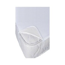 Mycey Alez Ultra Yumuşak Yatak Koruyucu 90 X 200 Cm Tek Kişilik Pamuk Alez Beyaz