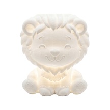 Fibrika Store Lionbuddy: Dekoratif Aslan Figür Gece Lambası Beyaz