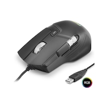 Ergonomik Rgb Oyun Mouse 12400 Dpı 10 Tuş İle Siyah
