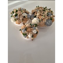 Yaşam Candle 3 Boy Set Mum Buketi Stok Kodu:1801201 Çok Renkli