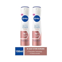 Nivea Derma Control Clinical Kadın Sprey Deodorant 2 x 150 ML