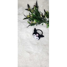 Kuromi Saç Lastik Toka-107 Siyah
