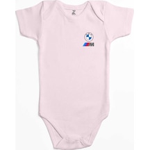 Zepplin Giyim Bmw Logo M Power Pembe Bebek Body Zıbın
