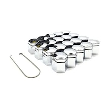 Bijon Kapağı 19 Mm Krom Renk 20'li Paket İthal