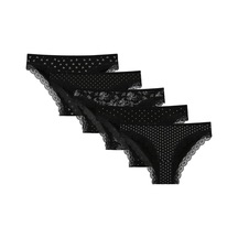 5'li Kadın Külot 198121 Siyah