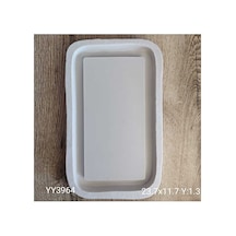 Yy3964 Dikdörtgen Sunumluk 23.7x11.7 Silikon Kalıp