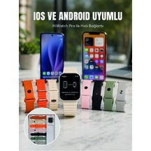 Akıllı Saat Bluetooth Arama Özellikli 7 Kordonlu Spor Ve Günlük Kullanıma Uygun