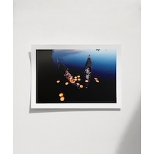 Çerçevesiz Poster Geceye Bırakılan Işıklar